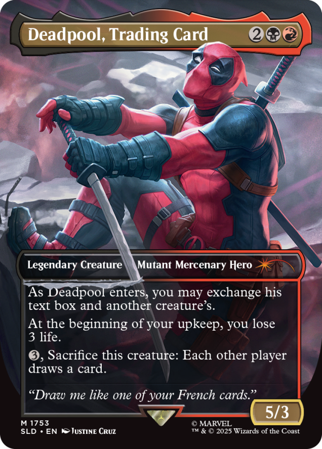 Secret Lair x Marvel's Deadpool: April Pool's Day! NON-FOIL