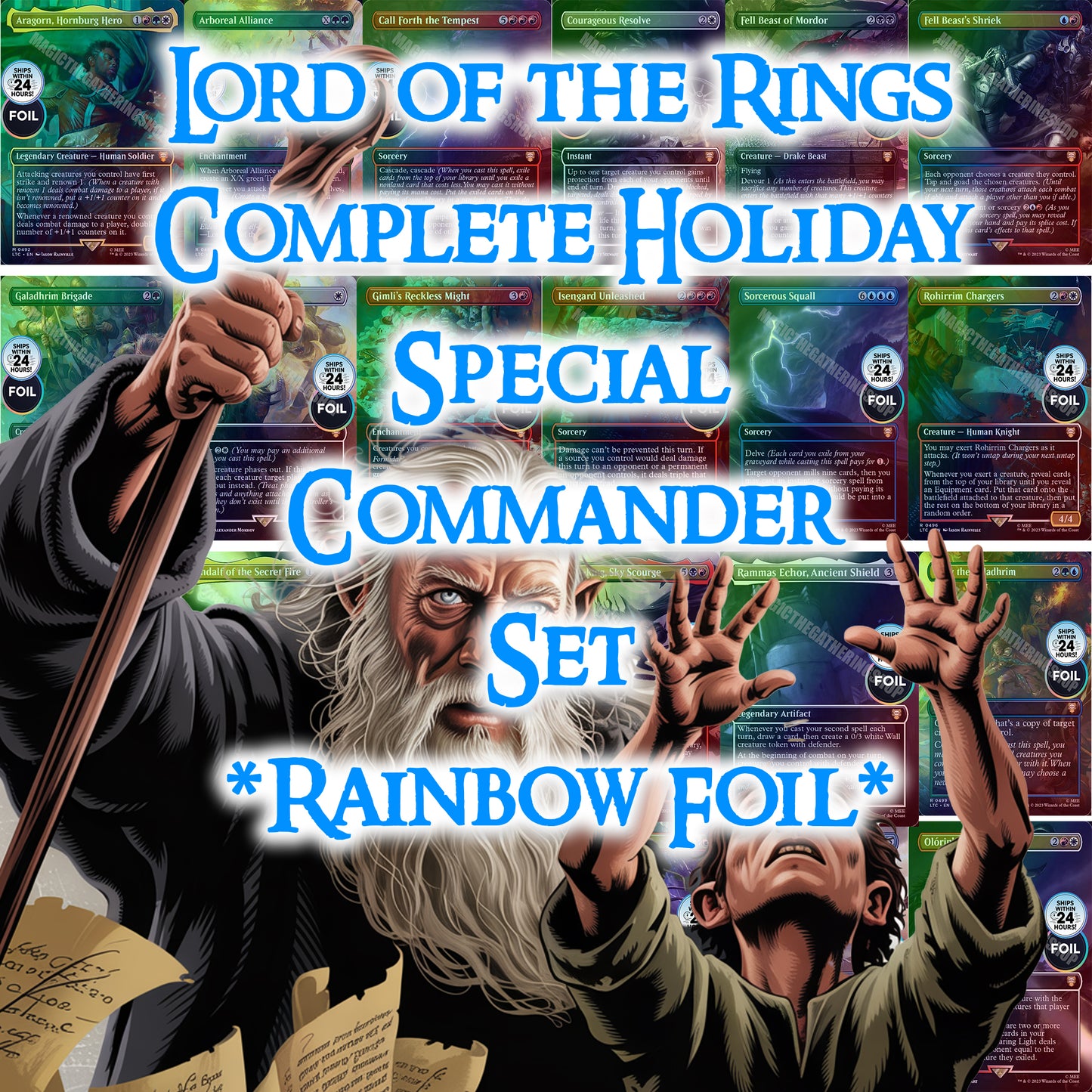 Lord Of The Rings - Complete Holiday Special Commander Set.