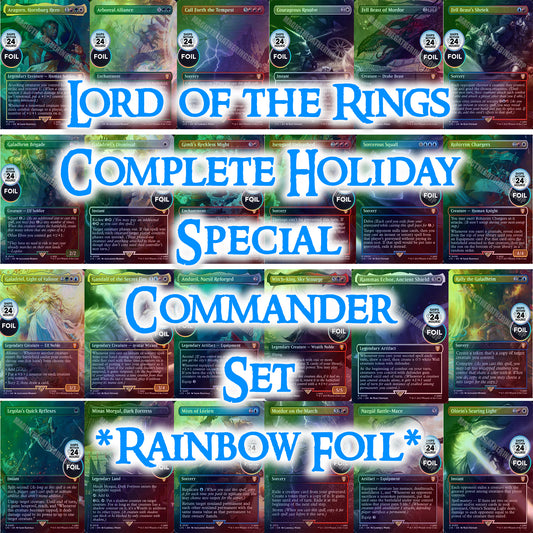 Lord Of The Rings - Complete Holiday Special Commander Set.